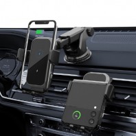 케미 차량용 완전자동 차량용 고속무선충전거치대 15W HEA-CWC20