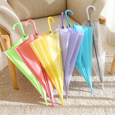 [인쇄 가능] 파스텔 반투명 우산 투명비닐 우산