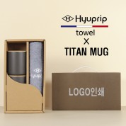 협립호텔코마170타월+타이탄우드스텐머그컵2P-세트