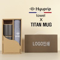 협립호텔코마170타월+타이탄우드스텐머그컵2P-세트