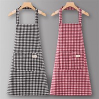 로페리아 심플 디자인 체크 패턴 앞치마(0216495)