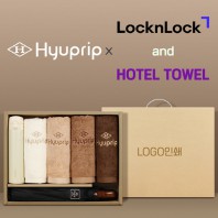 협립 3단 70 암막고밀도 완전자동우산 +협립40수호텔코마180타월4P+락앤락슬림핏원터치텀블러-세트