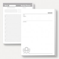 [주문제작] 떡메모지 16절 (187*260mm/B5/100매)