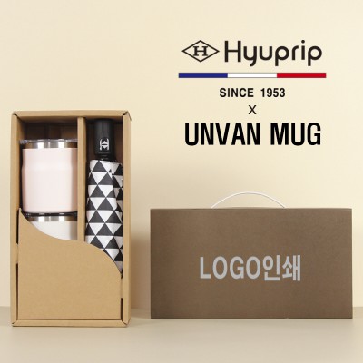 협립3단미니스타앵글완전자동우양산+어반스텐머그컵2P-세트