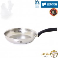 키친아트 일품 통오중 인덕션IH 엠보 스텐후라이팬 26cm