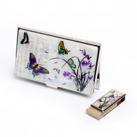 자개 USB 2종세트-난초문