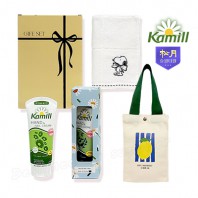 카밀핸드크림100ml선물세트 리본3호 송월핸드타올 파우치세트