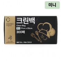 크린랩 크린백 17x25x300매(미니)(N식구)