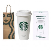 스타벅스 리유저블 텀블러 473ml  박스 스타벅스 쇼핑백 세트