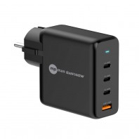 엠피맨 140W GaN PD PPS 멀티 4포트 접지 고속 충전기 C타입 초고속