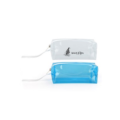 국내제작 비치투명손가방小