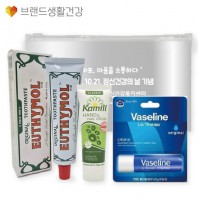 브생건544호 3종세트(카밀 핸드크림+유시몰 치약40g+바세린 립밤)