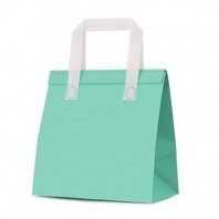 부직포 냉온 쇼핑백가방 민트 보냉가방 런치백