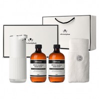 웰세스 WG-103BT 버블 손세정제 자동 디스펜서 1개 + 버블 핸드워시 리필 2개 (500ml) +  핸드타올 1개