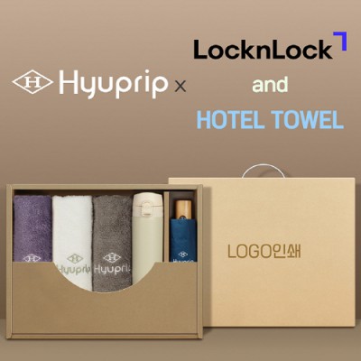 협립3단마시멜로완전자동우산 +협립호텔코마170타월3P+락앤락슬림핏원터치텀블러