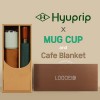 협립 3단70엔티크 고밀도 완전자동우산 +카페담요+로하스머그컵-세트