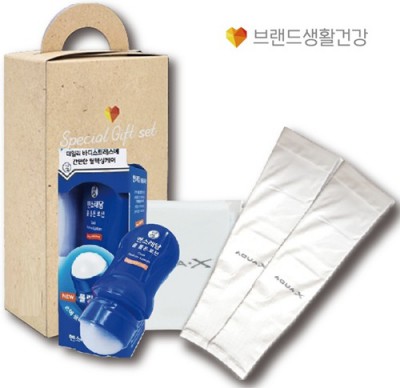 쿨아이스세트 브생건136호(아쿠아쿨토시+멘소래담 쿨롤온 마사지로션)