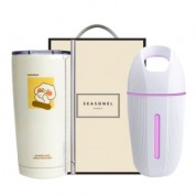 시즈넬 선물세트 카카오 춘식이 빨대 텀블러+매직 가습기