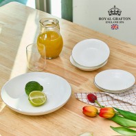 [RG] 최고급 본차이나 모던골드 디너 5P