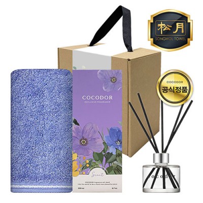송월 프리미엄 디퓨저세트 (혼방사 190g 1매 + 코코도르 200ml 1개)
