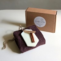 센트라도 송월 주방 타올(수건)+고체방향제 왁스타블렛 세트