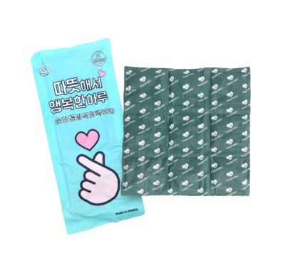 국산 따뜻해서 행복한 하루 방석 핫팩 400g 30x30cm