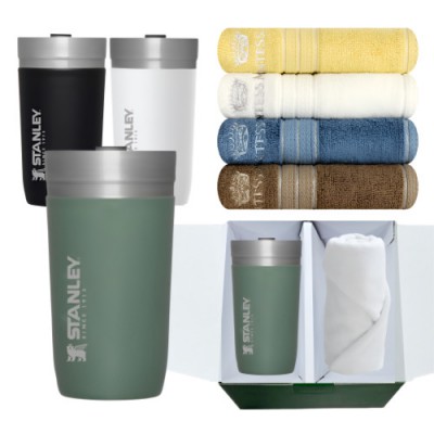 스탠리 고 진공 텀블러 그린 송월 카운테스마라 선물세트