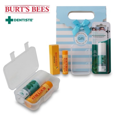 휴대 여행용 버츠비 립밤 덴티스테 가글 스프레이 세트