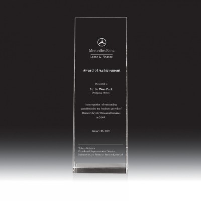 1470 크리스탈 상패 (85*250*55mm)