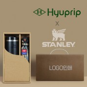 협립 3단 선염체크 우산 +스탠리887ml 텀블러-세트