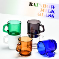 레인보우 밀크글라스