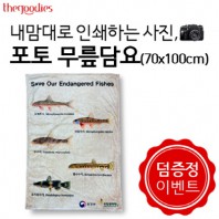 내맘대로 인쇄하는 사진, 포토 무릎담요 70x100cm