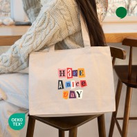 오코텍스인증 달리아에코백(36*28cm/옆면 10cm)