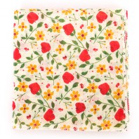 가제스카프 사과꽃 손수건