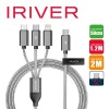 아이리버 PD 3WAY 올인원 메탈 케이블 -50CM,1.2M,2M