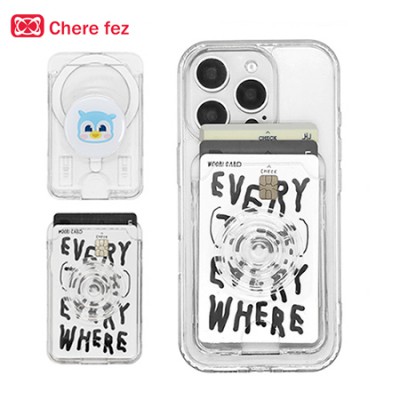 맥세이프 PC 투명 거치톡 카드케이스