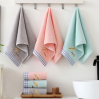 로페리아 금색 잎사귀 순면 타올(0217599)