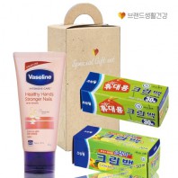 크린랩 브생건332호(휴대용30매 크린백+손잡이20매 위생백+바세린 핸드크림)