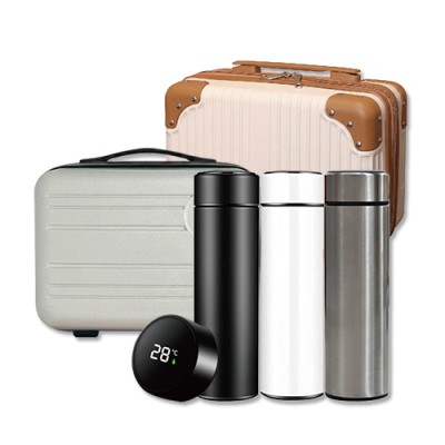 14인치 여행용 레디백 + LED 온도표시 텀블러 500ml 선물세트