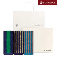[송월타올] 송월 듀얼 스트라이프40 (180g) 3P 타올세트