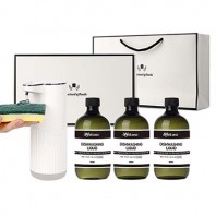 웰세스 WG-103G 젤 주방세제 자동 디스펜서 1개 + 리필 500ml 3개 세트