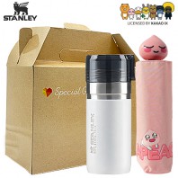 카카오 생활건강세트 26호 (카카오5단입체핸들우산+스탠리 고진공 고보틀473ml)