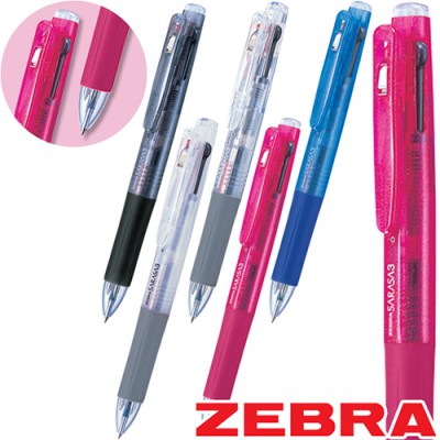 제브라 사라사3색