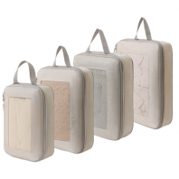 프리미엄 압축 멀티 여행용 메쉬창 파우치 여행용 4종set