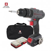 [스위스밀리터리] 리튬이온 12V 전동 햄머드릴 (파우치 포함)