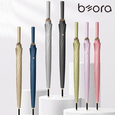 BOR 무지 인쇄우산 스윗 마시멜로 자동 장우산