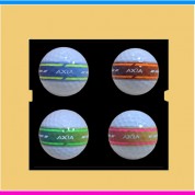 볼빅 엑시아 네온 골프공 4구 세트 (3pc) 볼빅 네온 야광 골프공 볼빅 엑시아 골프공