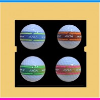 볼빅 엑시아 네온 골프공 4구 세트 (3pc) 볼빅 네온 야광 골프공 볼빅 엑시아 골프공