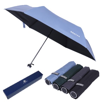 아가타 3단 슬림카본 라벨암막 우양산