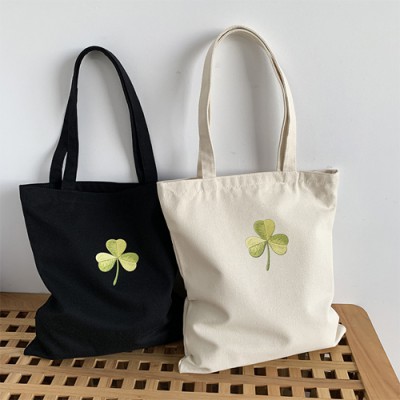 제이탑 클로버 캔버스 에코백